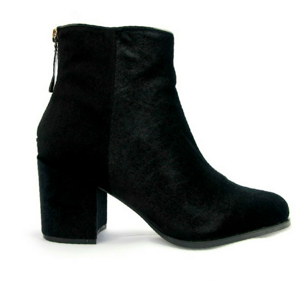Botines Negros Terciopelo Shop, 60% OFF | www.norfarchtrust.org.uk