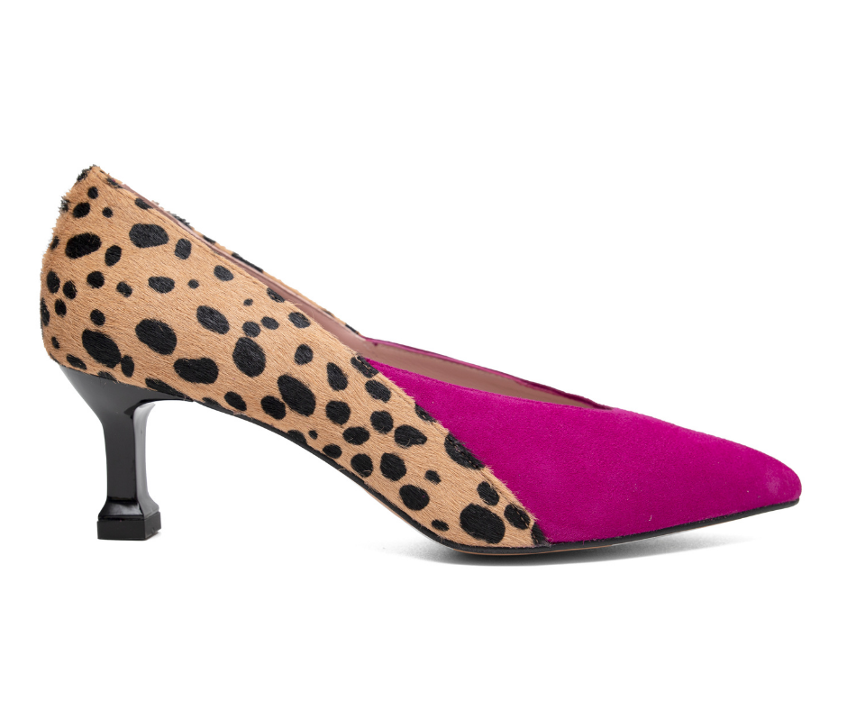 Zapato tacón medio buganvilla | Tienda online de zapatos de diseño