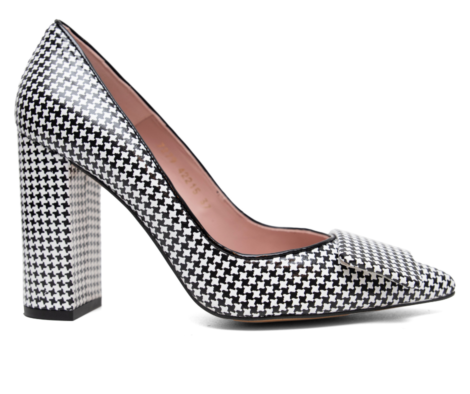 Zapato tacón pata de gallo | Tienda online de zapatos de diseño