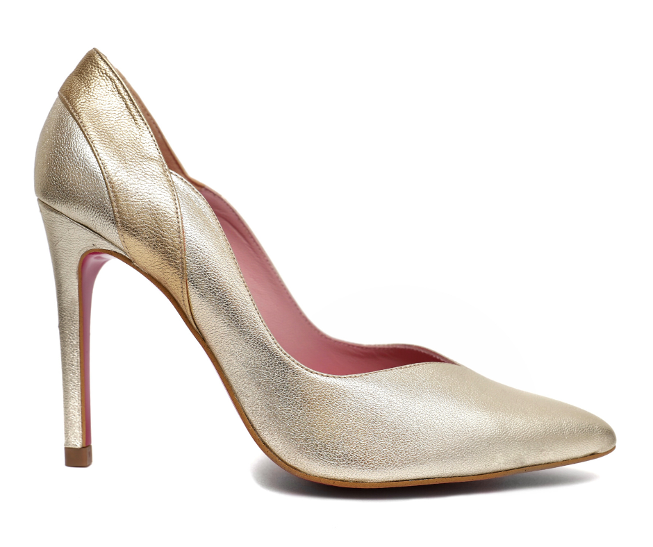 Stiletto dorado I Tienda online de zapatos