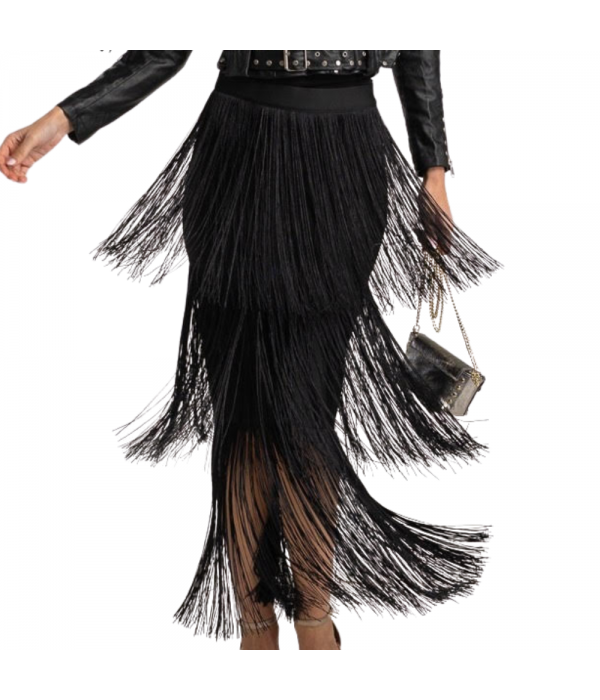 Foto principal Falda flecos Samba