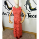 Conjunto dos piezas coral
