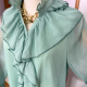 Vestido boho chic aguamarina