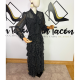 Vestido lunares Sevilla negro