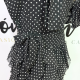 Vestido lunares Sevilla negro
