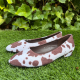 Zapato estampado vaca Montana